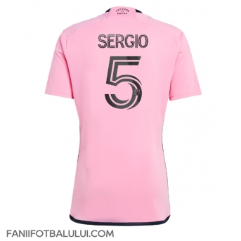 Inter Miami Sergio Busquets #5 Tricou Fotbal Replică 2024-25 Barbati Acasa